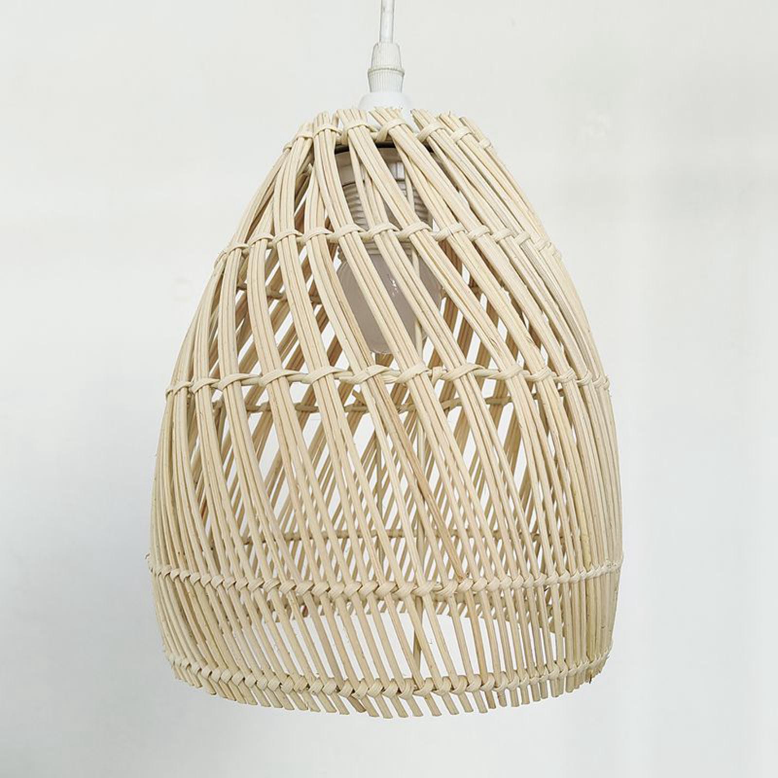 Wicker Pendant Shade - 천장 펜던트 램프용 램프갓 1개 장식용