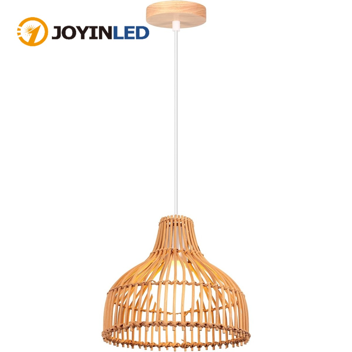 Wicker Pendant Shade - 라탄 짜임 펜던트 램프 보헤미안 스타일