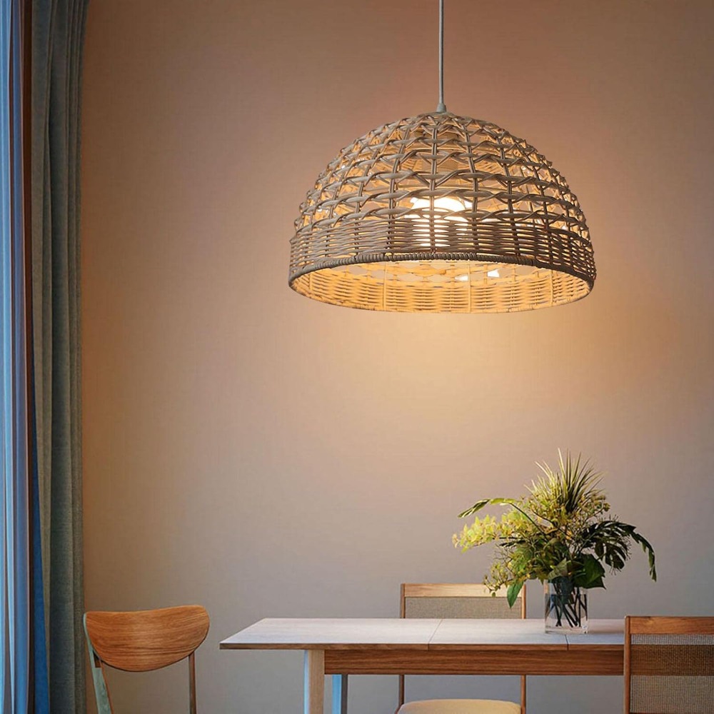 조이인레드 일본 스타일 라탄 샹들리에 위커 펜던트 조명 - Wicker Pendant Shade 리뷰 및 가격
