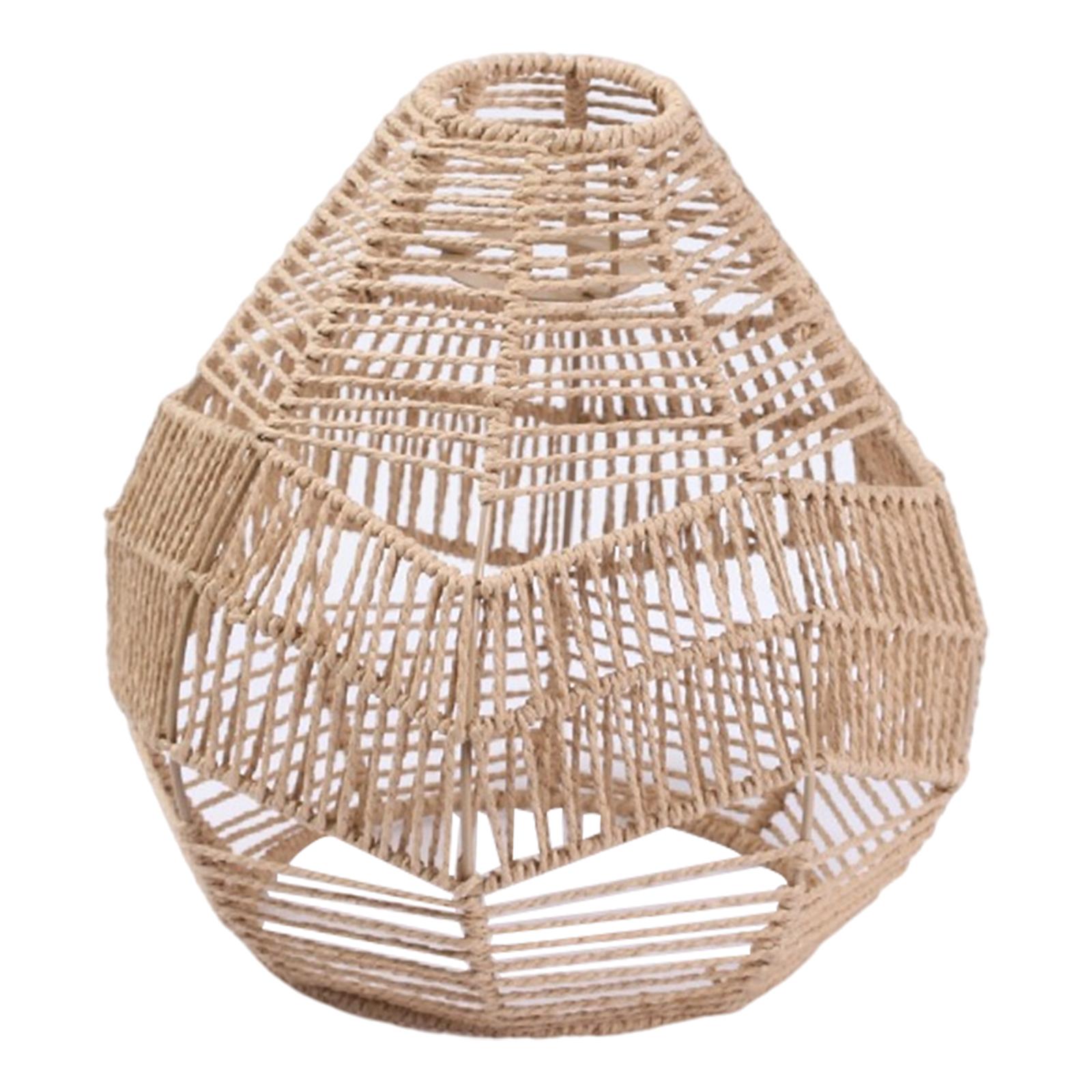 보헤미안 펜던트 램프 쉐이드 종이 로프 라탄 천장 조명 - Wicker Pendant Shade 리뷰 및 가격