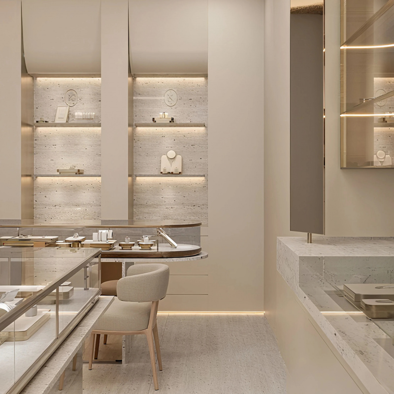 맞춤형 고급 주얼리 샵 전체 인테리어 디자인, 맞춤형  - Interior Designer 리뷰 및 가격