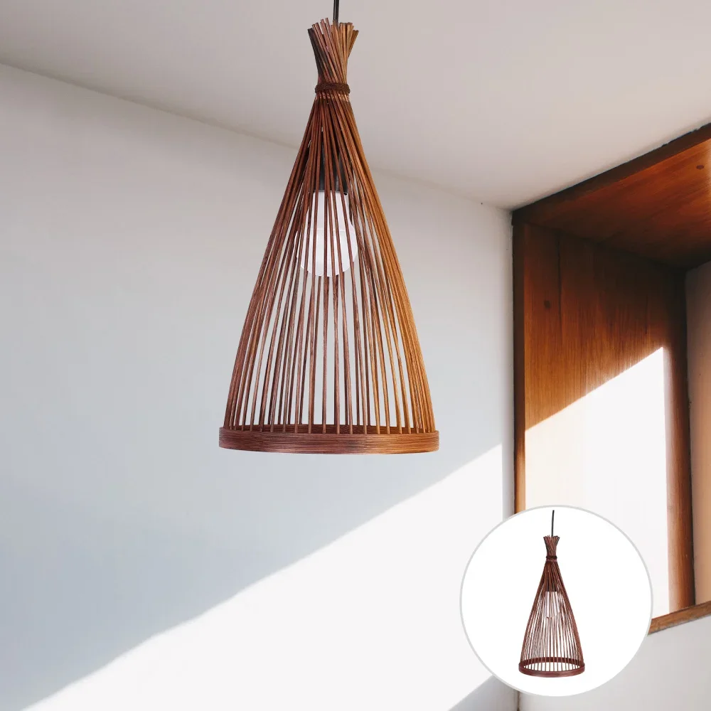 일본 천연 대나무 등나무 LED 샹들리에, E27 조명 - Wicker Pendant Shade 리뷰 및 가격