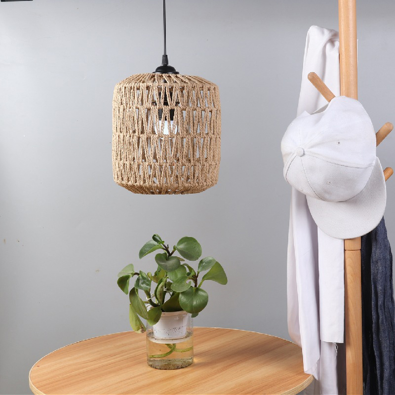 수제 직조 등나무 행잉 램프, 쉐이드 카페 호텔 조명  - Wicker Pendant Shade 리뷰 및 가격