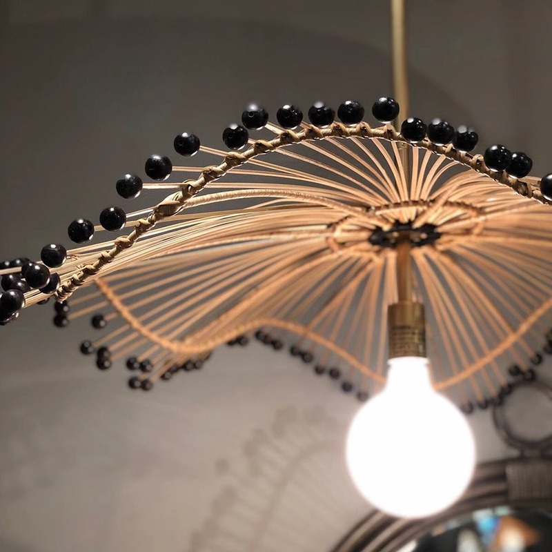 일본식 Wabi Sabi 수제 등나무 그늘 샹들리에,  - Wicker Pendant Shade 리뷰 및 가격