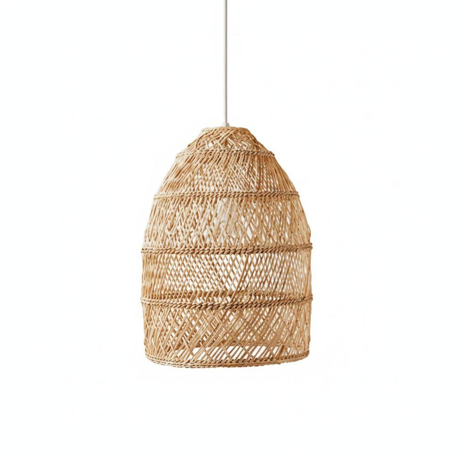 창의적인 소박한 스타일의 직조 램프 갓, 실내 조명용  - Wicker Pendant Shade 리뷰 및 가격