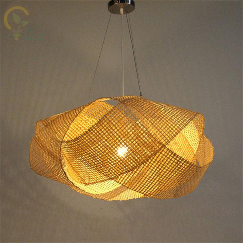 새로운 중국어 대나무 고리 버들 등나무 구름 그늘 펜던 - Wicker Pendant Shade 리뷰 및 가격
