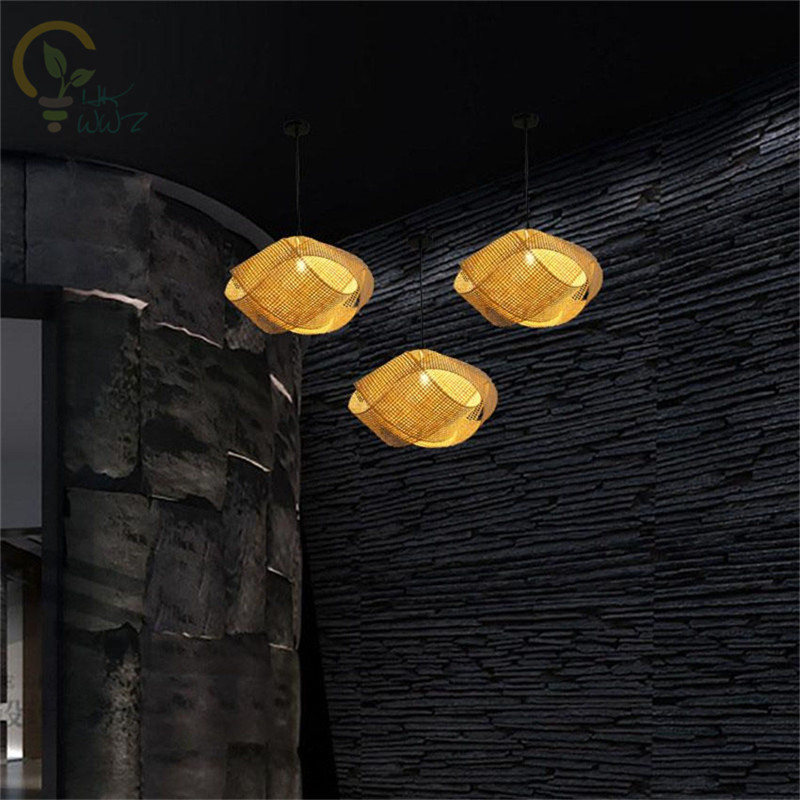 새로운 중국어 대나무 고리 버들 등나무 구름 그늘 펜던 - Wicker Pendant Shade 리뷰 및 가격